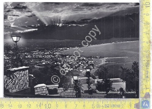 Cartolina - Postcard - Misano Adriatico - Panorama - 1958
