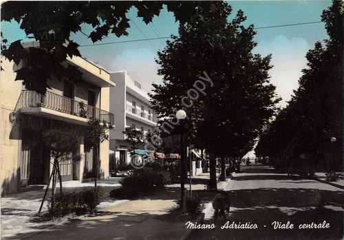 Cartolina - Postcard - Misano Adriatico - Viale Centrale - …