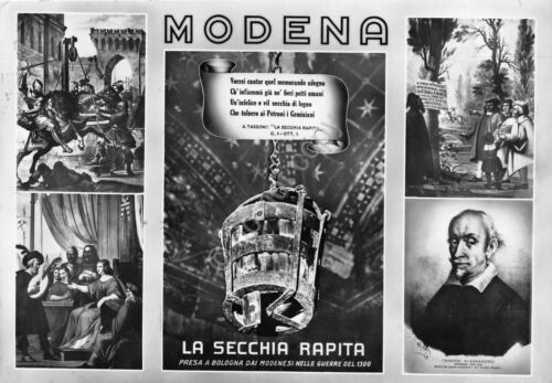 Cartolina - Postcard - Modena - vedutine - La secchia …