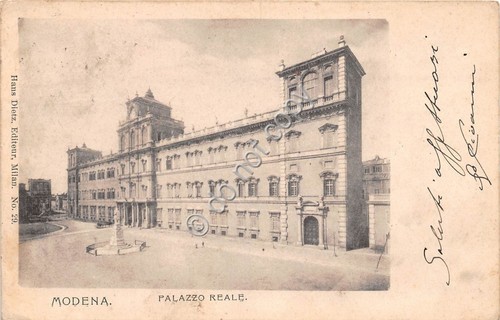 Cartolina - Postcard - Modena Palazzo Reale anni '10