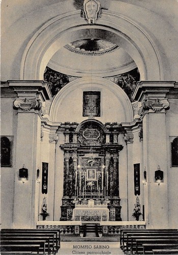 Cartolina - Postcard - Mompeo Sabino - Chiesa - Interno …