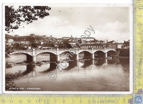 Cartolina - Postcard - Moncalieri - Panorama - Ponte - …