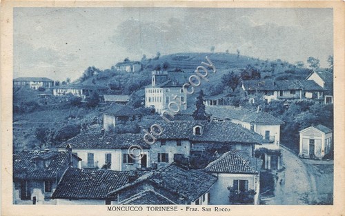 Cartolina - Postcard - Moncucco Torinese Frazione San Rocco 1939