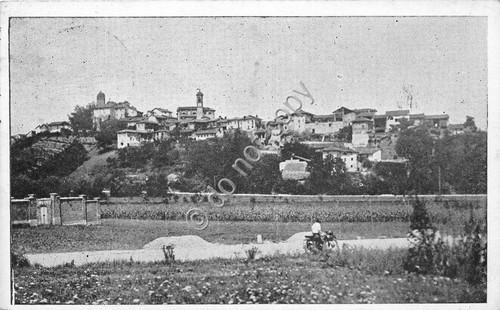 Cartolina - Postcard - Mondonio d' Asti Panorama 1933 VG
