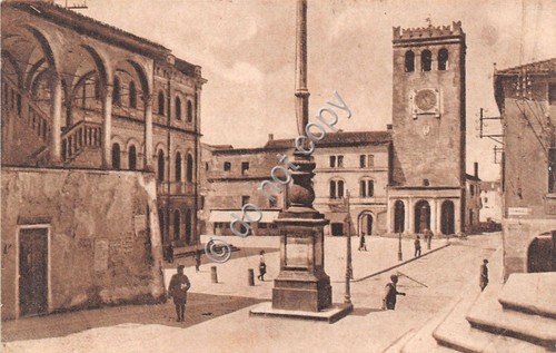 Cartolina - Postcard - Monselice - Piazza V. Emanuele - …