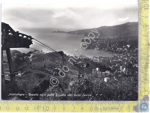 Cartolina - Postcard - Montallegro - Rapallo - Funivia - …