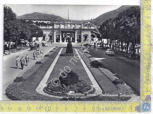 Cartolina - Postcard - Montecatini - Stabilimento Tettuccio - animata …