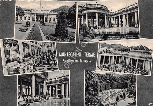 Cartolina - Postcard - Montecatini Terme - vedutine - anni …