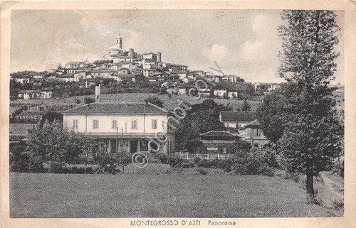 Cartolina - Postcard - Montegrosso d'Asti panorama