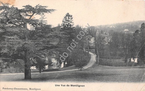 Cartolina - Postcard - Montlignon - View - anni '30