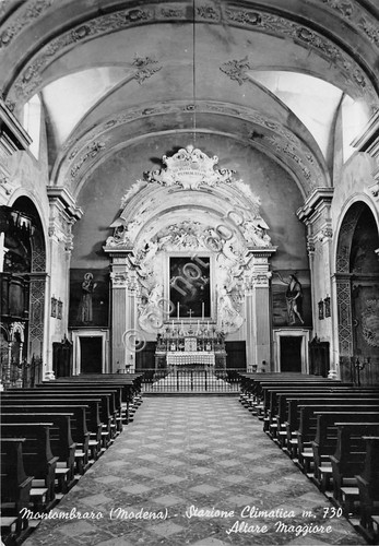 Cartolina - Postcard - Montombraro - Altare Maggiore - 1955