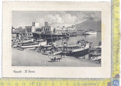 Cartolina - Postcard - Napoli - Porto - Barche - …