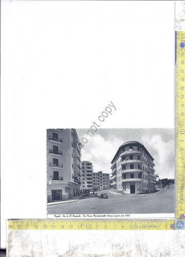 Cartolina - Postcard - Napoli - Via Ruoppolo - Auto …