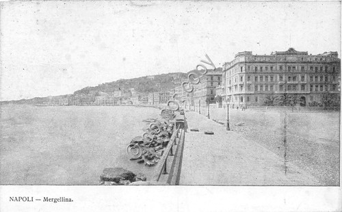 Cartolina - Postcard - Napoli Mergellina 1915 VG