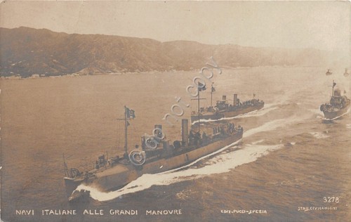Cartolina - Postcard - Nave - Navi Italiane alle grandi …