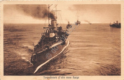 Cartolina - Postcard - Nave - Torpediniera Spiga - VG