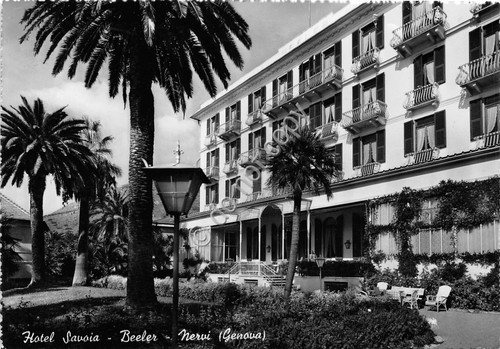 Cartolina - Postcard - Nervi - Hotel Savoia - Beleer …