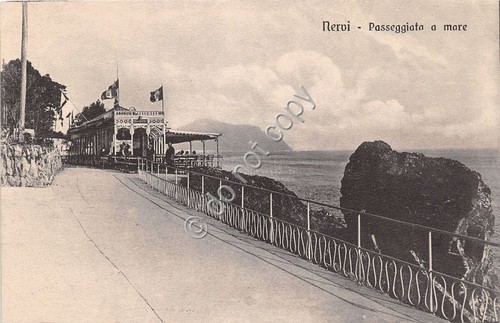 Cartolina - Postcard - Nervi - Passeggiata a mare - …