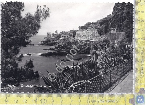 Cartolina - Postcard - Nervi - Passeggiata a mare - …