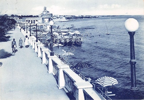Cartolina - Postcard - Nettuno - Lungomare - 1957