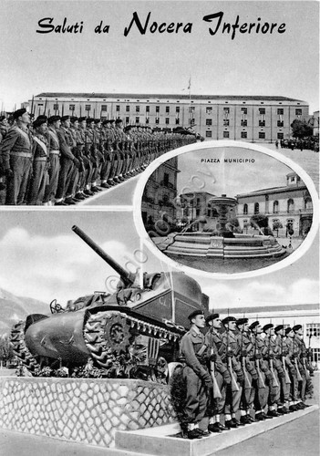 Cartolina - Postcard - Nocera Inferiore - Saluti dal C.A.R.carro …