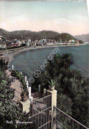 Cartolina - Postcard - Noli - Panorama - 1956