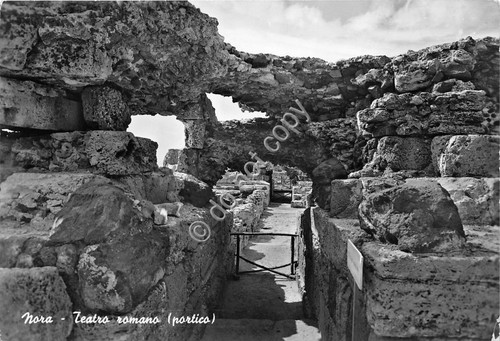 Cartolina - Postcard - Nora - Teatro Romano - anni …