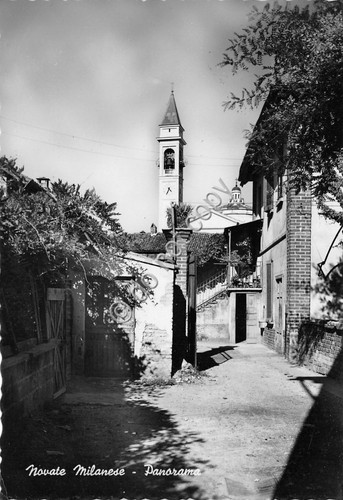 Cartolina - Postcard - Novate Milanese - Via del paese …