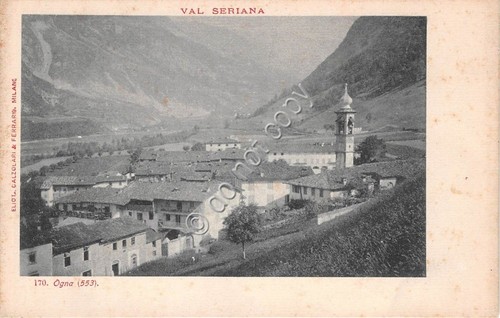 Cartolina - Postcard - Ogna - Val Seriana - panorama …