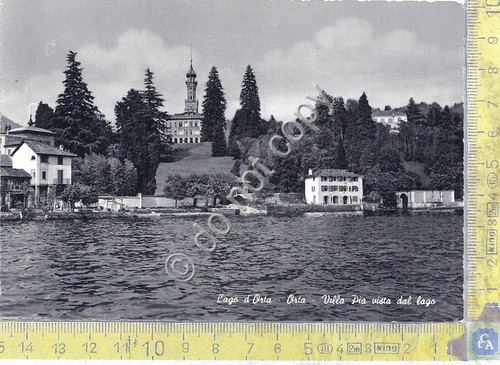 Cartolina - Postcard - Orta - Villa Pia - Vista …