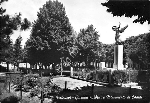 Cartolina - Postcard - Orzinuovi - Giardini Pubblici - 1961