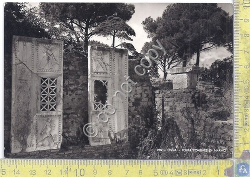 Cartolina - Postcard - Ostia - Porta Tombale - anni …