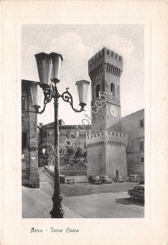 Cartolina - Postcard - Ostra - Torre Civica - anni …