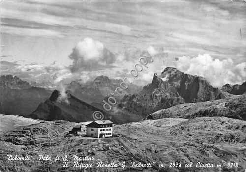 Cartolina - Postcard - Pale di S. Martino - Rifugio …