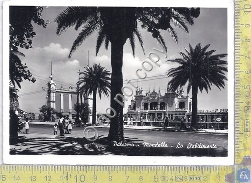 Cartolina - Postcard - Palermo - Mondello - Stabilimento - …