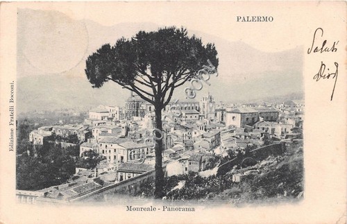 Cartolina - Postcard - Palermo - Monreale - Panorama - …