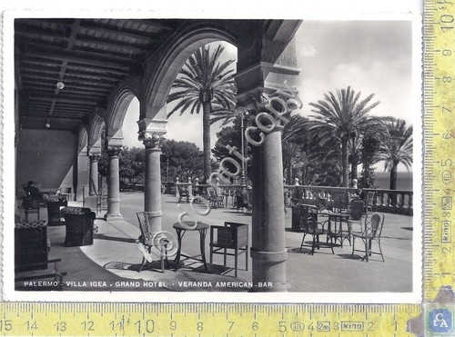 Cartolina - Postcard - Palermo - Villa Igea - Grand …