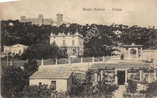 Cartolina - Postcard - Palma - Mont Bellver - 1933