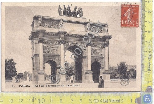 Cartolina - Postcard - Paris - Arc Triomphe - VG …
