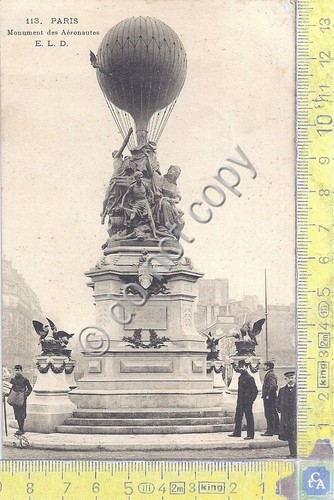 Cartolina - Postcard - Paris - Monumente des Aeronaute - …