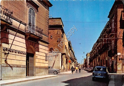 Cartolina - Postcard - Partanna - Corso V. Emanuele - …
