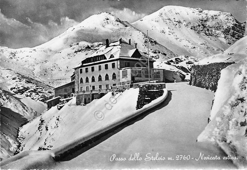 Cartolina - Postcard - Passo dello Stelvio - Nevicata estiva …