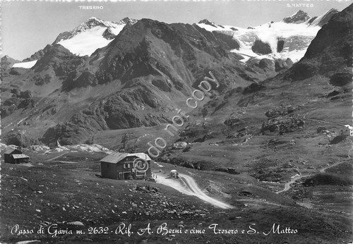 Cartolina - Postcard - Passo di Gavia- Rifugio Berni - …