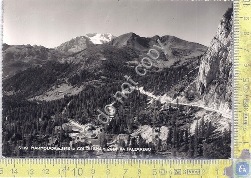 Cartolina - Postcard - Passo Farzarego - Timbro albergo - …