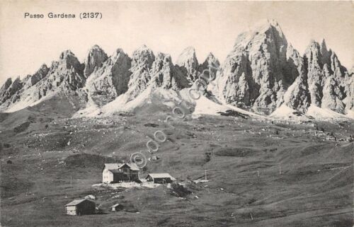 Cartolina - Postcard - Passo Gardena - panorama