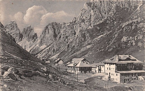 Cartolina - Postcard - Passo Pordoi - Albergo Savoia - …