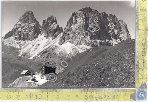 Cartolina - Postcard - Passo Sella - Albergo Maria Flora