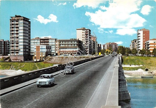 Cartolina - Postcard - Pavia - Ponte Nuovo - auto …