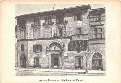 Cartolina - Postcard - Perugia - Palazzo Capitano del Popolo …