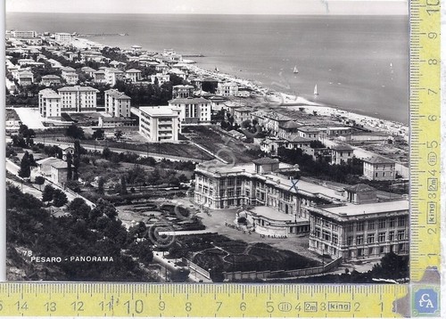 Cartolina - Postcard - Pesaro - Panorama - 1950